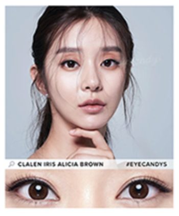 Clalen 1 Day Alicia Brown Contact Lenses