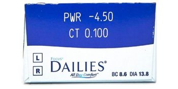 FOCUS DAILIES ALL DAY COMFORT Side